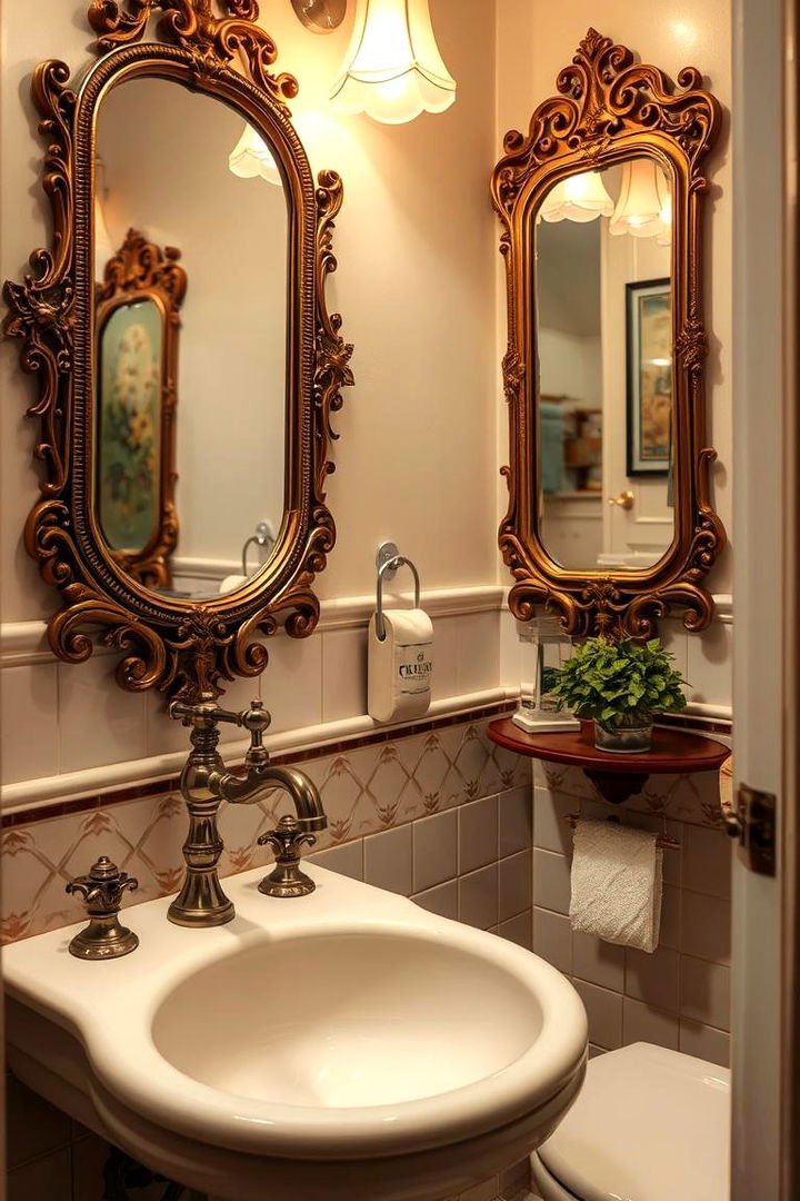 Vintage Revival Aesthetic - 22 Downstairs Toilet Ideas