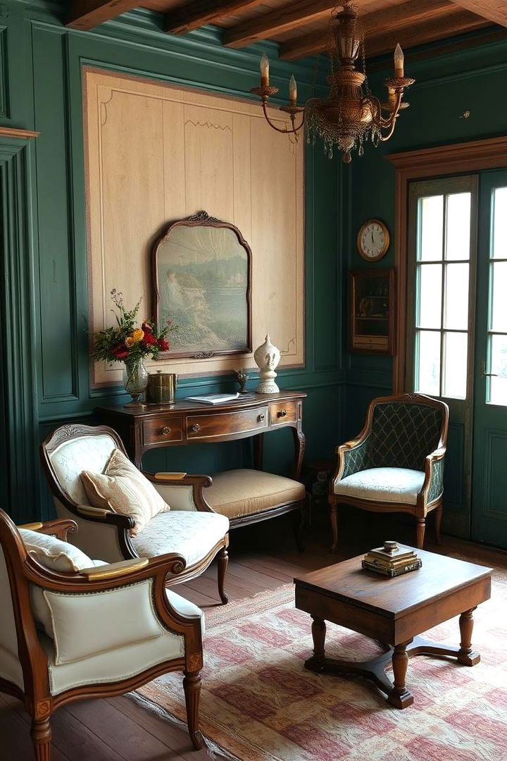 Vintage Revival Charm - 22 Emerald Green and Gold Bedroom Ideas
