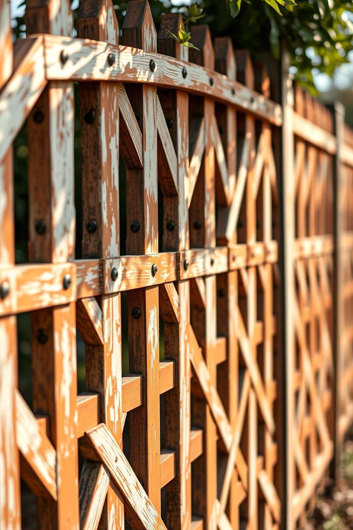 Vintage Revival Lattice Fence - 22 Lattice Fence Ideas