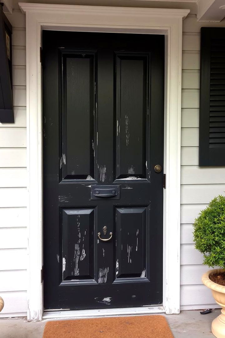 Vintage Revival Style - 22 Black Front Door Ideas