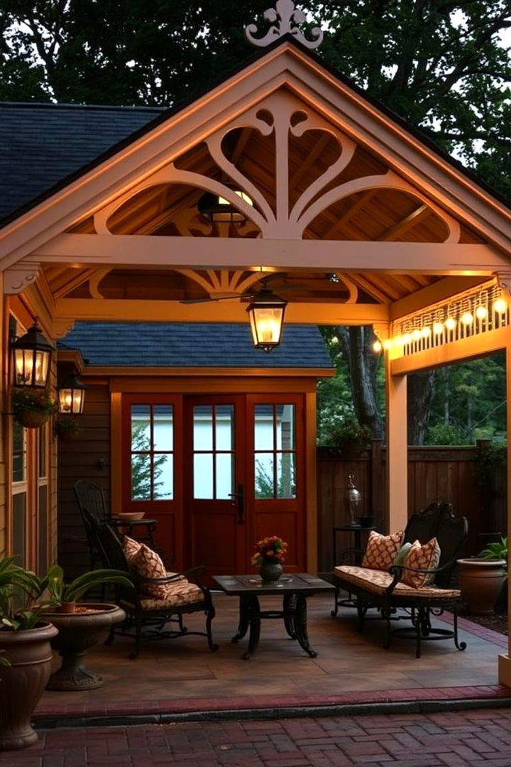 Vintage Revival Styles - 22 Gable Patio Roof Design Ideas
