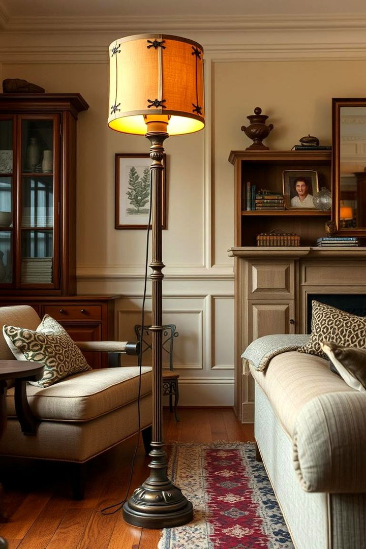 Vintage Revival and Retro Vibes - 22 Living Room Floor Lamp Ideas and Inspiration