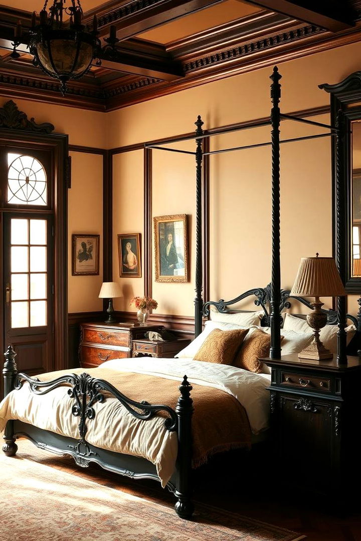 Vintage Revival with Classic Detailing - 22 Black and Brown Bedroom Ideas