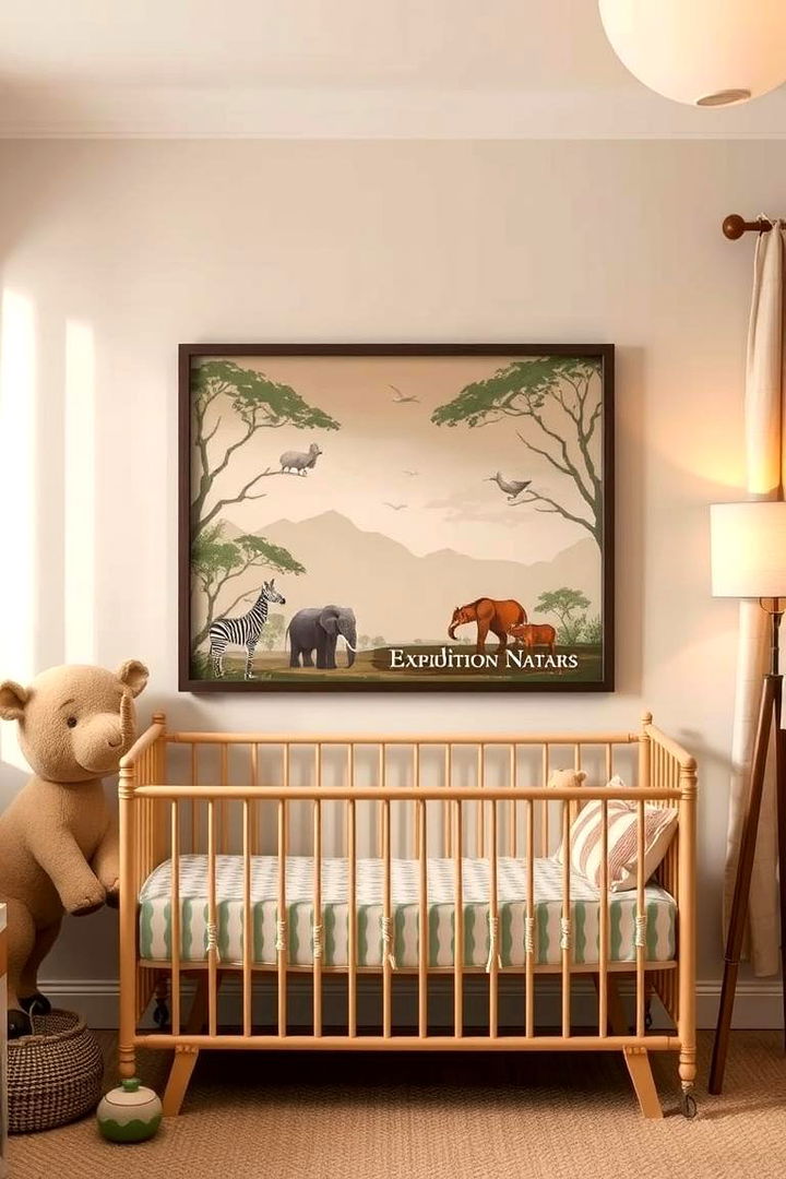 Vintage Safari Prints - 22 Safari Nursery Decor Ideas