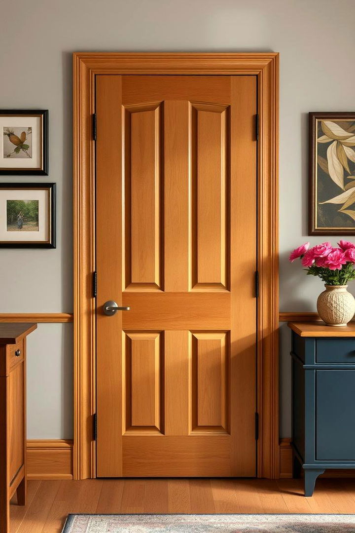 Vintage Shaker Door - 22 Bedroom Door Decorating Ideas