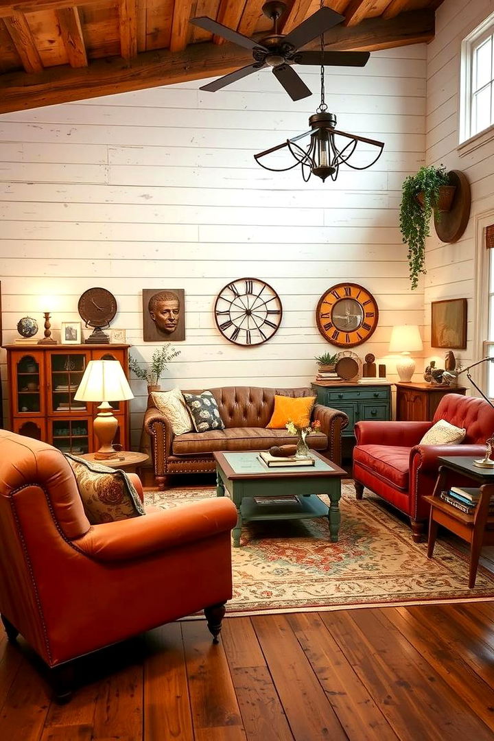 Vintage Shiplap with a Twist - 22 Shiplap Living Room Ideas