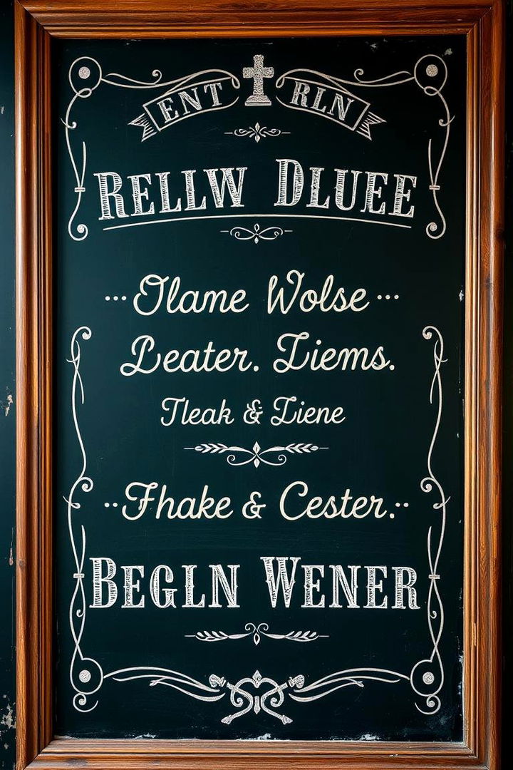Vintage Style Chalkboard Messages - 22 Chalkboard Ideas