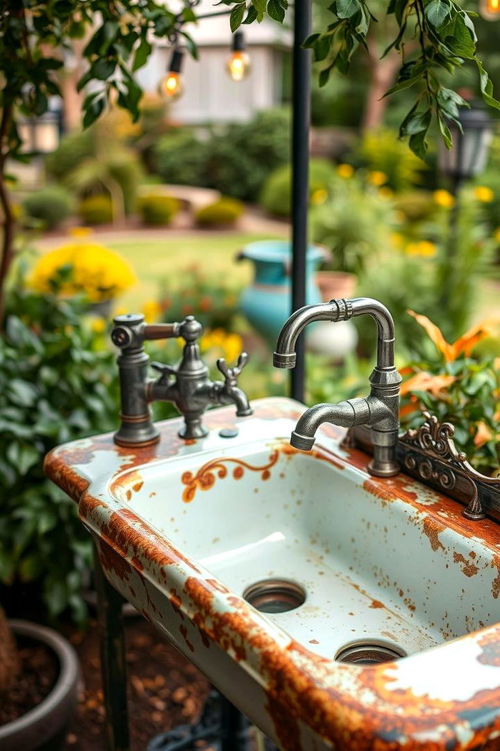 Vintage Style Outdoor Sinks - 22 outdoor sink ideas