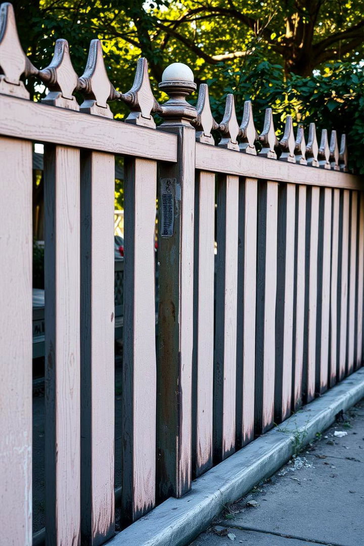 Vintage Style Panels - 22 Corner Fence Ideas