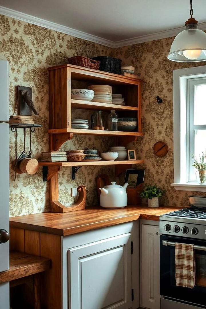 Vintage Style Wallpaper - 22 Kitchen Wallpaper Ideas