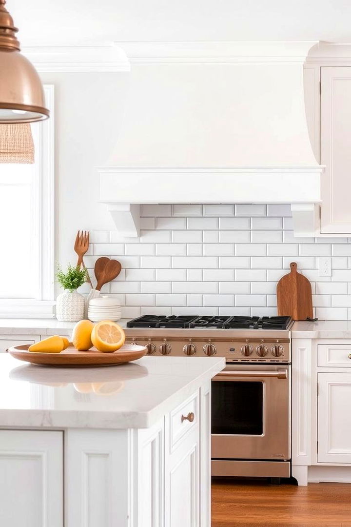 Vintage Subway Tiles - 22 Kitchen Island Back Panel Ideas