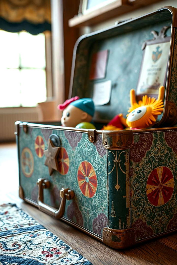 Vintage Suitcase Repurposing - 22 Toy Storage Ideas