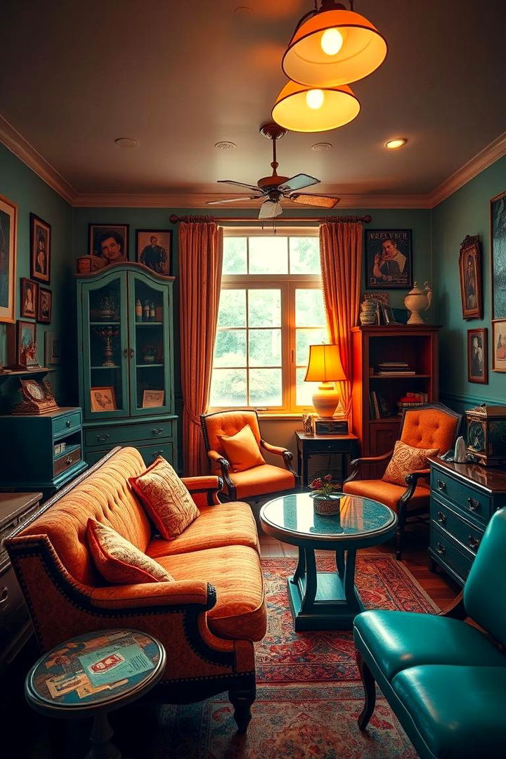 Vintage Teal and Orange Inspirations - 22 Teal and Orange Bedroom Ideas