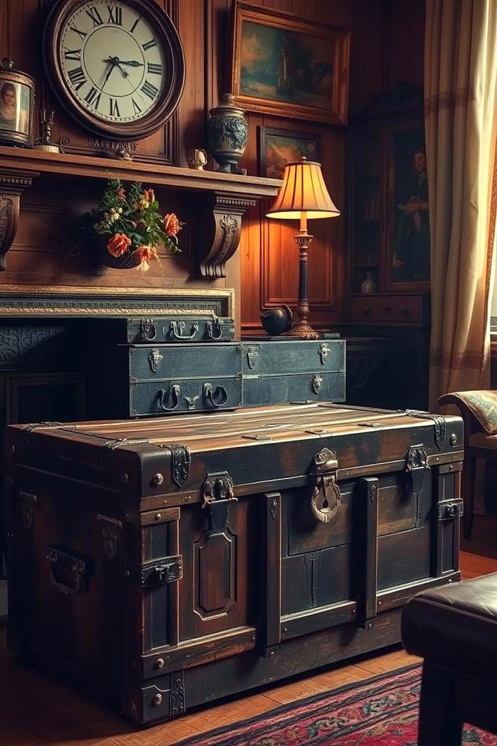 Vintage Trunk Storage - 22 Blanket Storage Ideas