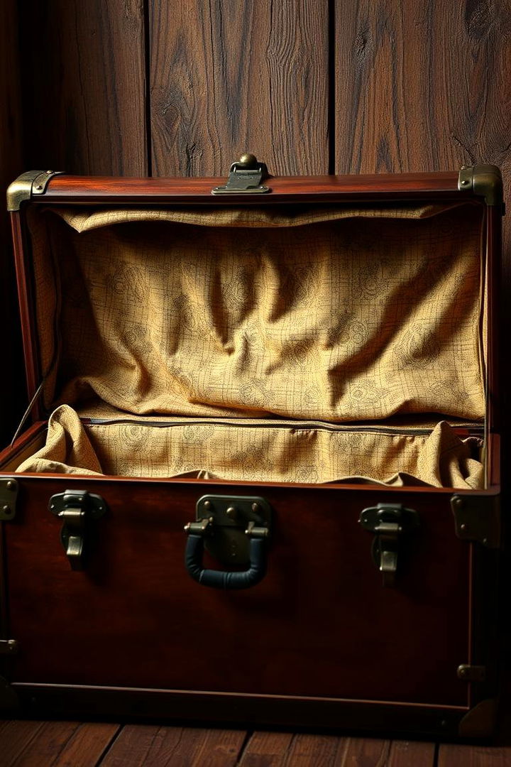 Vintage Trunk Storage - 22 Jewelry Storage Ideas