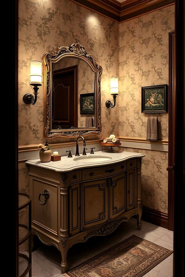 Vintage Vanity Elegance - 22 Traditional Bathroom Ideas