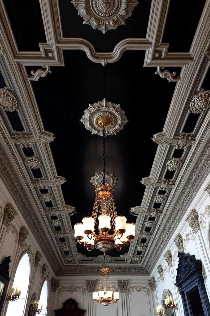 Vintage Vibe - 22 Black Ceiling Design Ideas