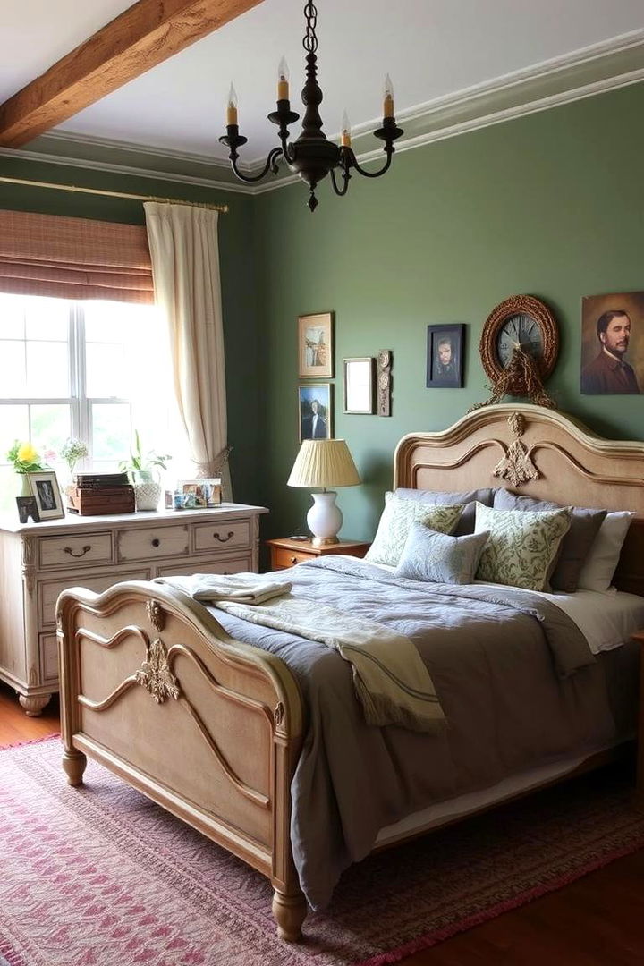 Vintage Vibes - 22 Green and Grey Bedroom Ideas