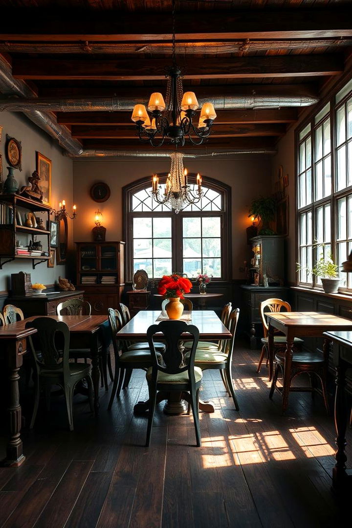 Vintage Vibes Revival - 22 dark wood floor dining room ideas