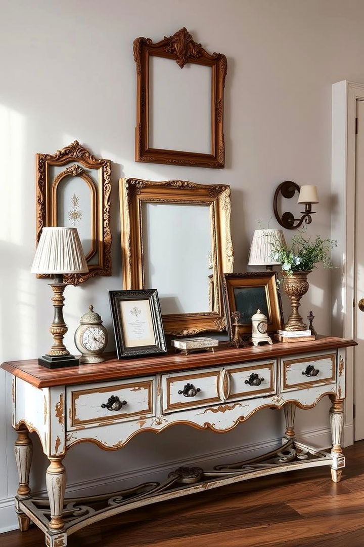Vintage Vibes - 22 Console Table Decor Ideas
