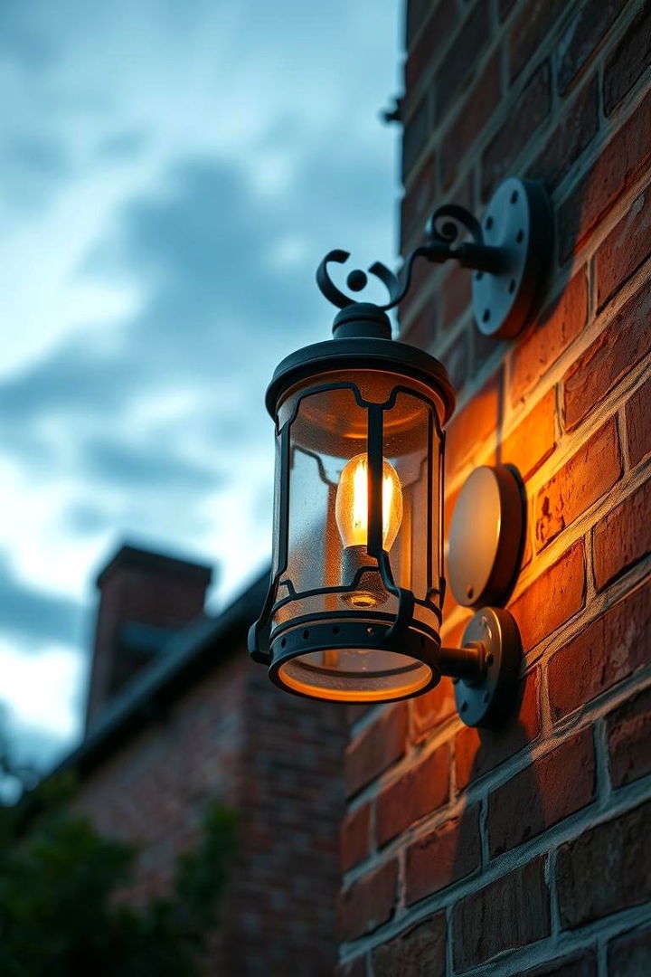 Vintage Wall Sconces - 22 Front Porch Lighting Ideas