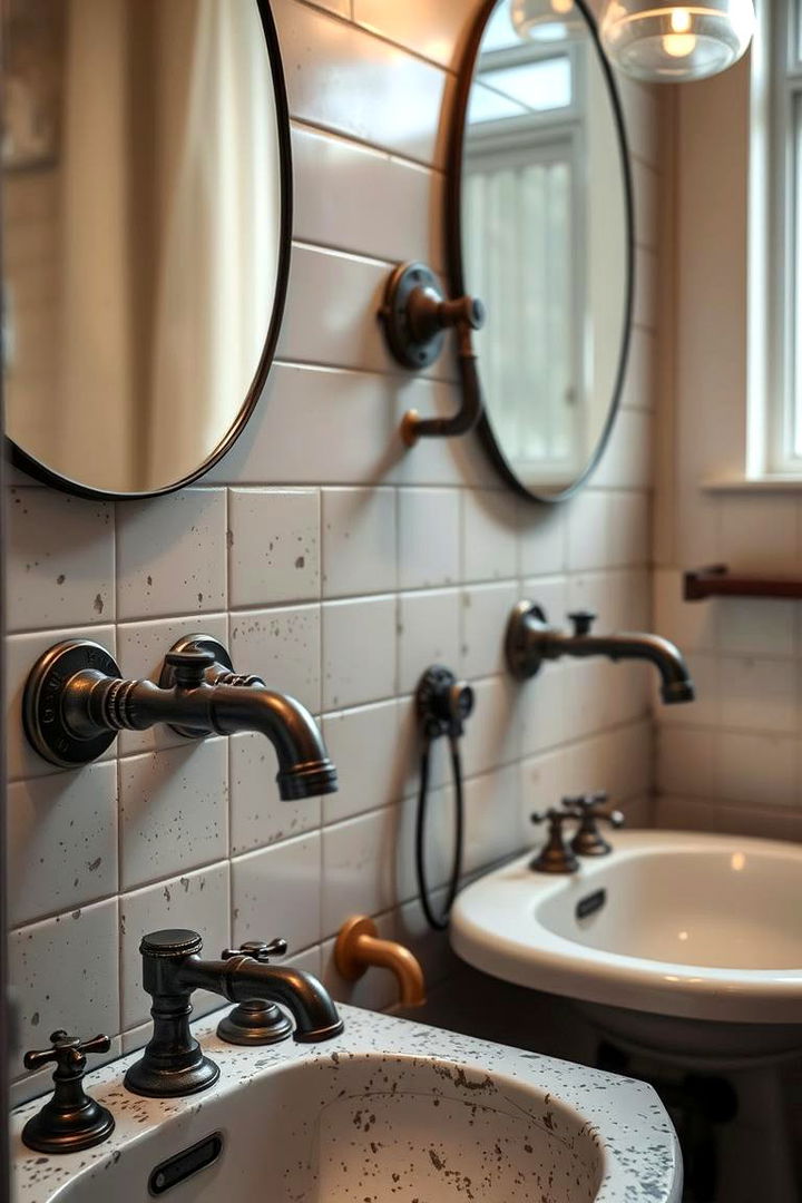 Vintage Western Fixtures - 22 Western Bathroom Ideas