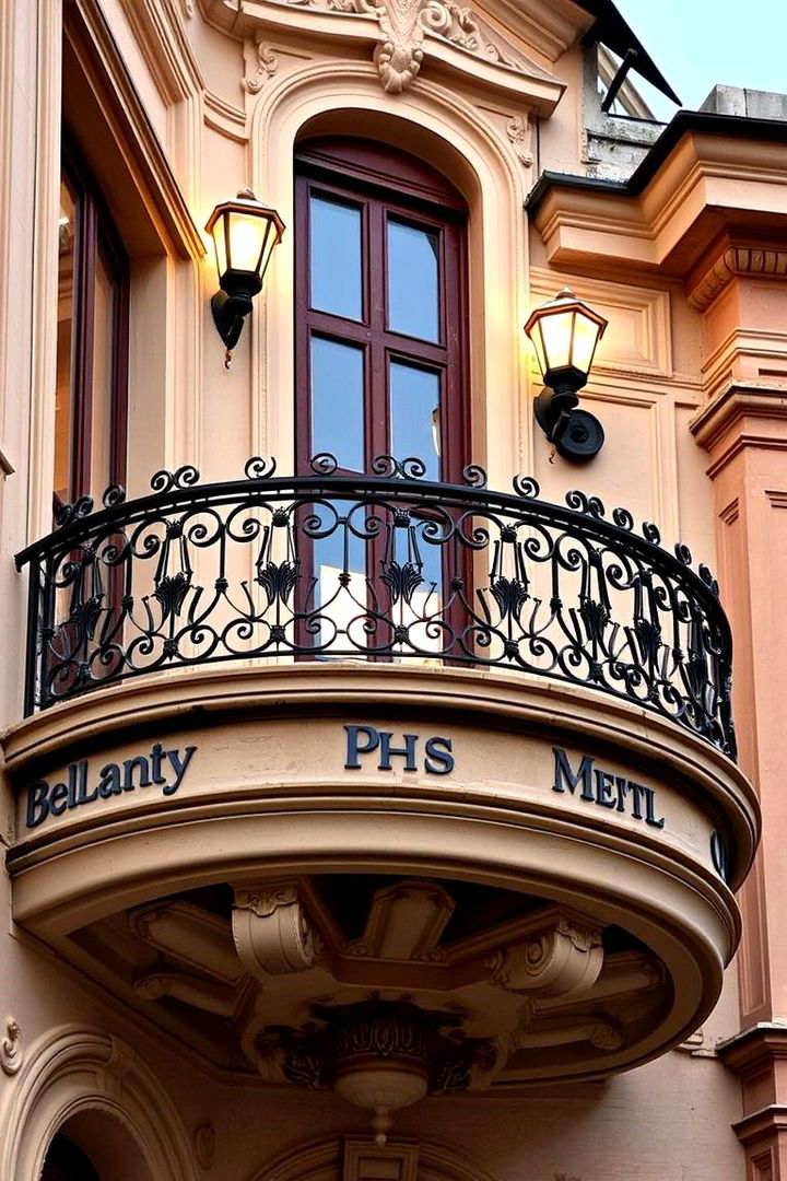 Vintage Wrought Artistry on Juliet Balconies - 22 Juliet Balcony Ideas