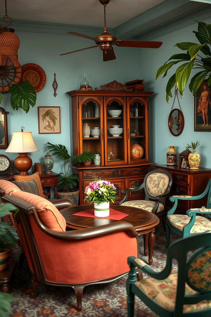 Vintage and Antique Accents - 22 Bohemian Tropical Bohemian Decor
