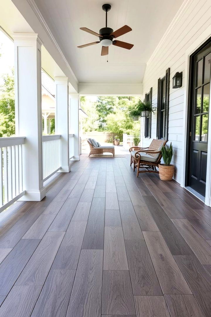 Vinyl Plank Flooring - 22 Porch Flooring Options
