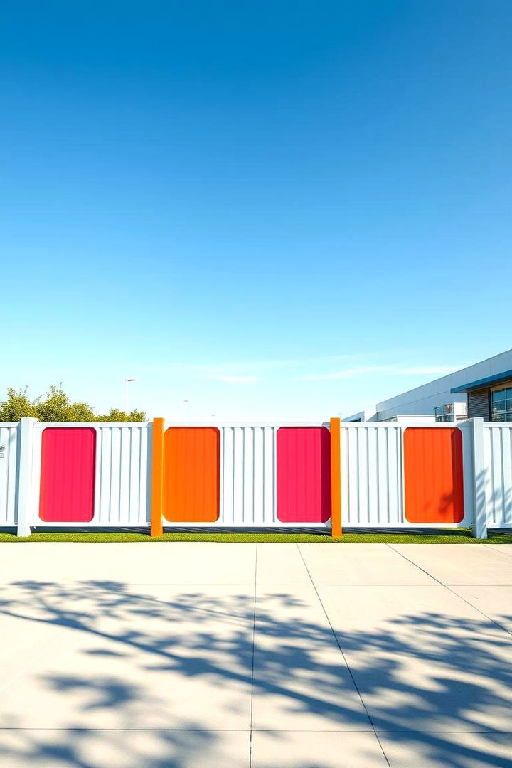 Vinyl Pop Up Fence - 22 Temporary Fence Ideas