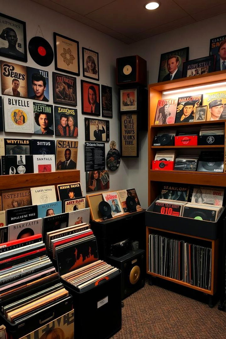 Vinyl Record Displays - 22 80s Bedroom Ideas
