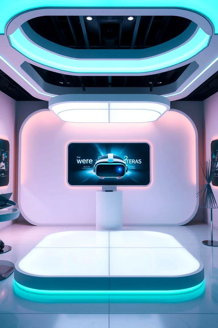 Virtual Reality Immersion Room - 22 Luxury Game Room Ideas