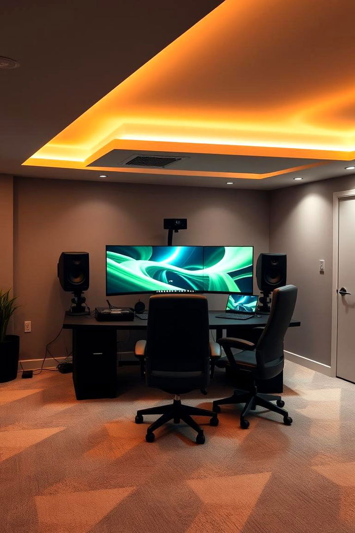Virtual Training Station - 22 Basement Gym Ideas