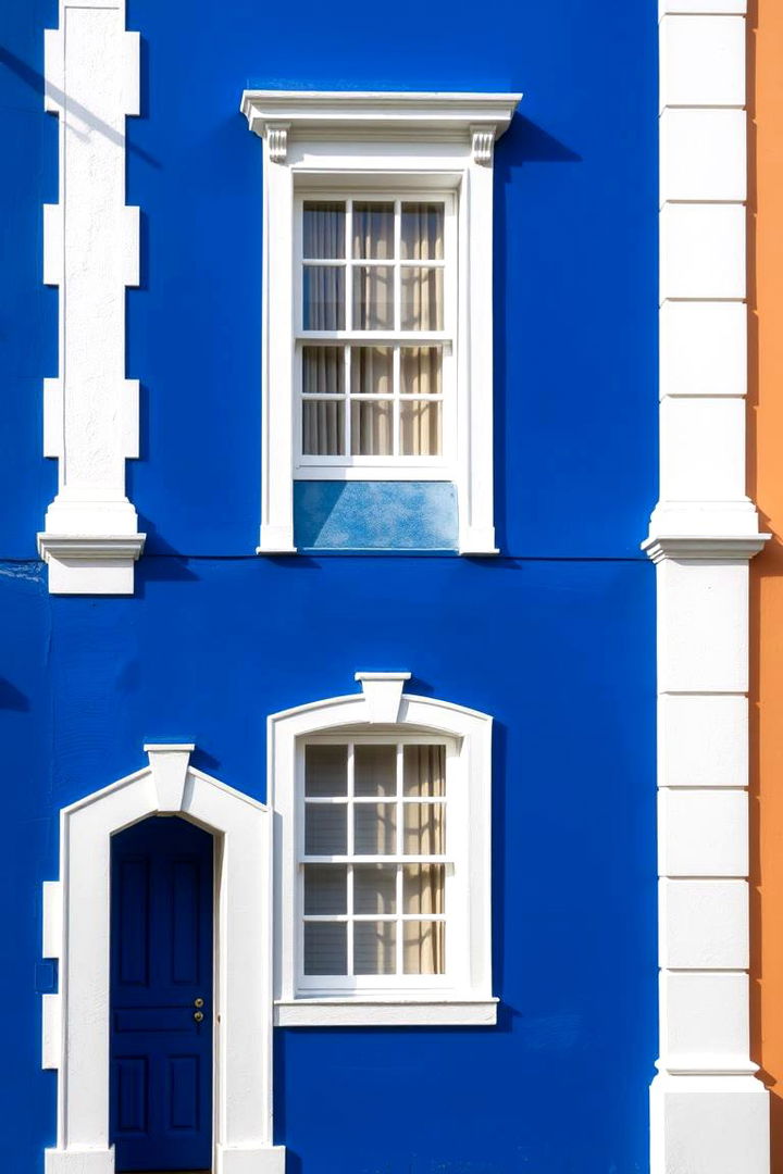 Visual Contrast Impact - 22 Blue House Siding With White Trim