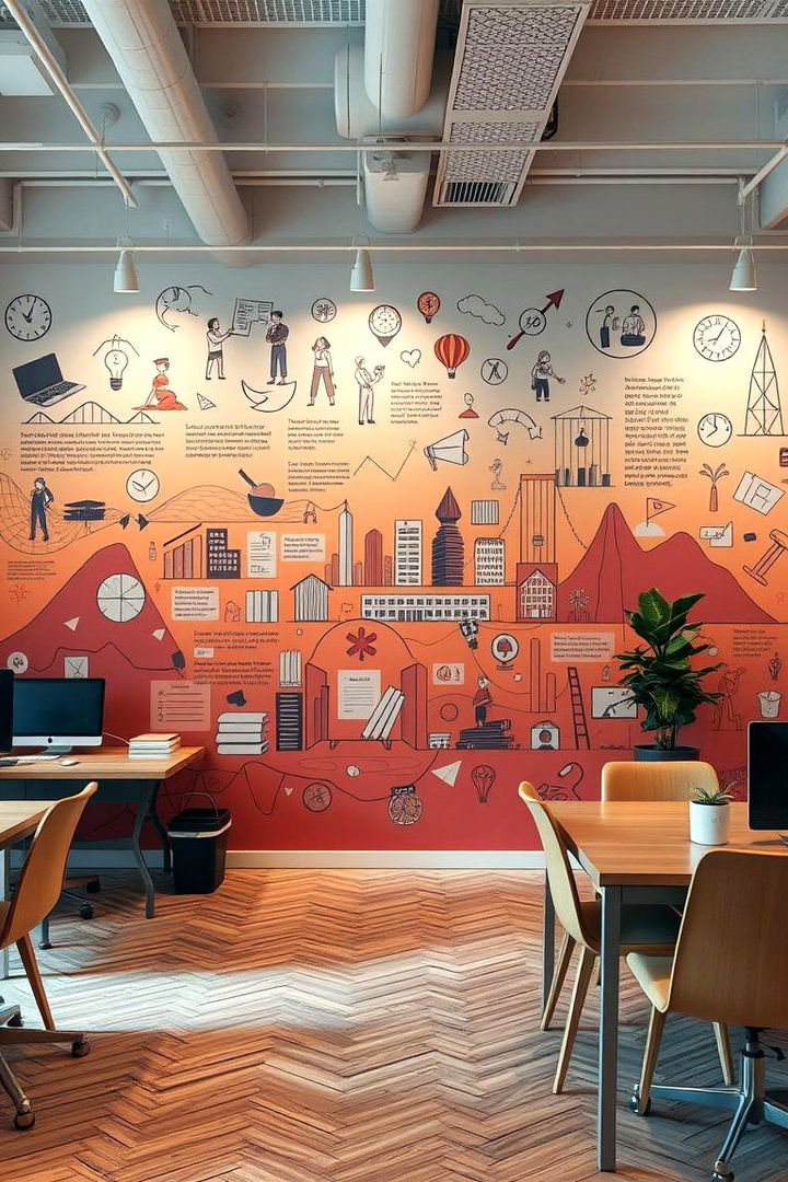 Visual Storytelling - 22 Office Wall Murals