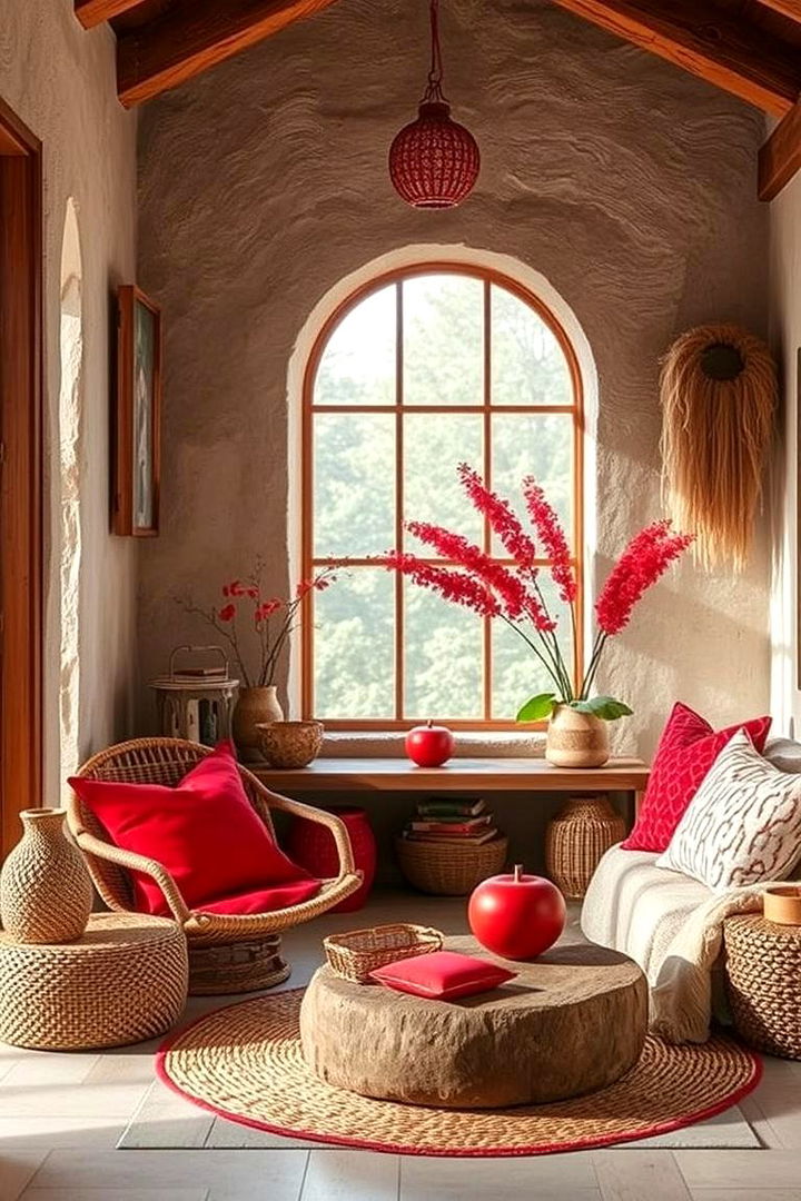Vivid Red Serenity - 22 Red Bedroom Ideas