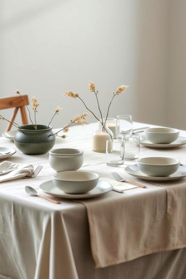 Wabi Sabi Table Settings - 22 Primitive Kitchen Ideas