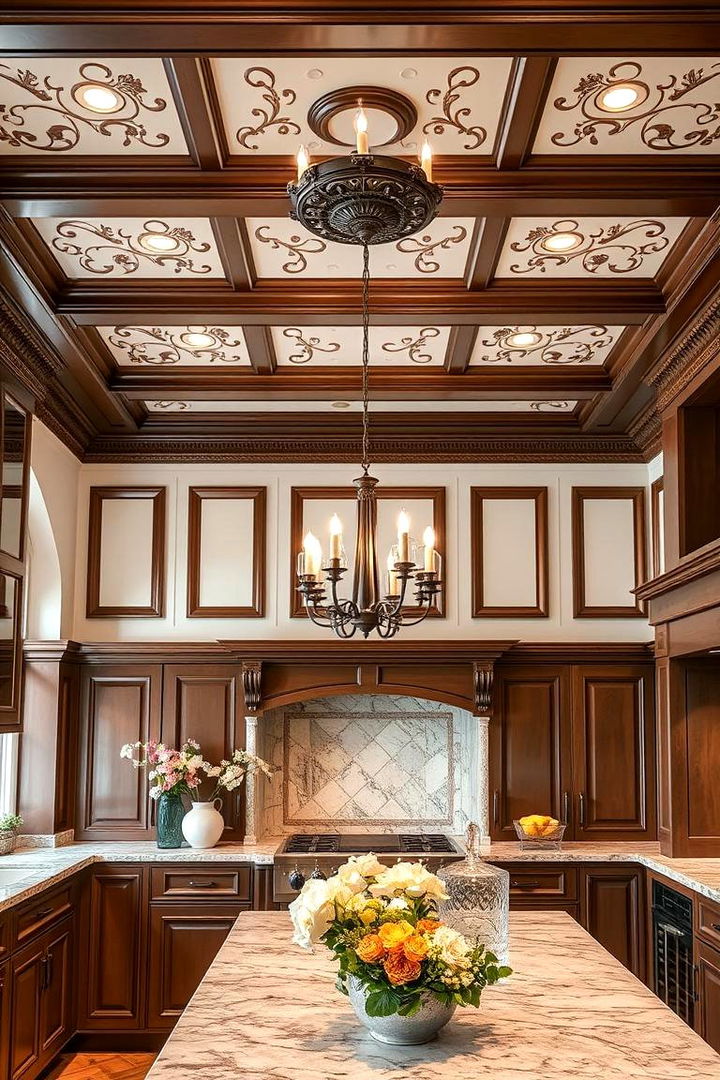 Wainscoting and Paneling Fusion - 22 Kitchen Ceiling Ideas