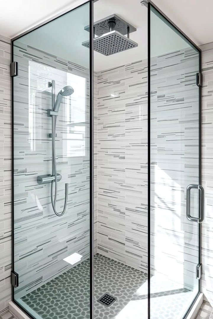 Walk In Shower Oasis - 22 Large Bathroom Ideas