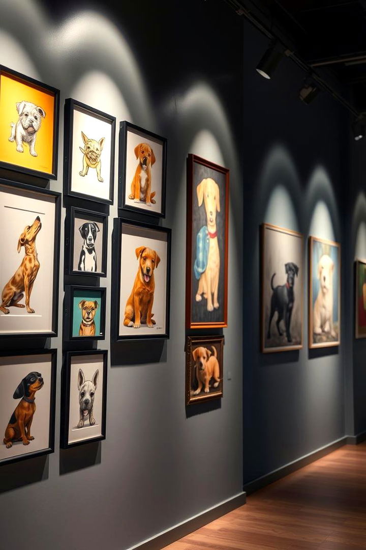 Wall Art Wonderland for Canines - 22 Dog Room Ideas