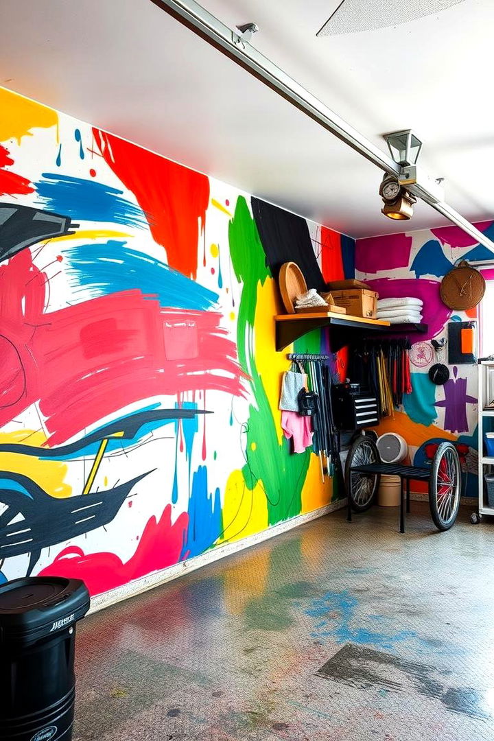 Wall Art and Murals - 22 Garage Wall Ideas