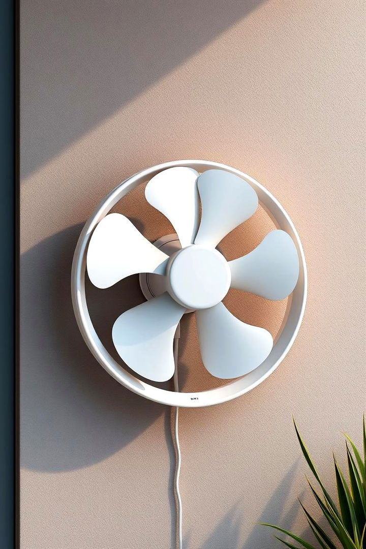 Wall Mounted Breeze Enhancer - 22 Patio Fan Ideas