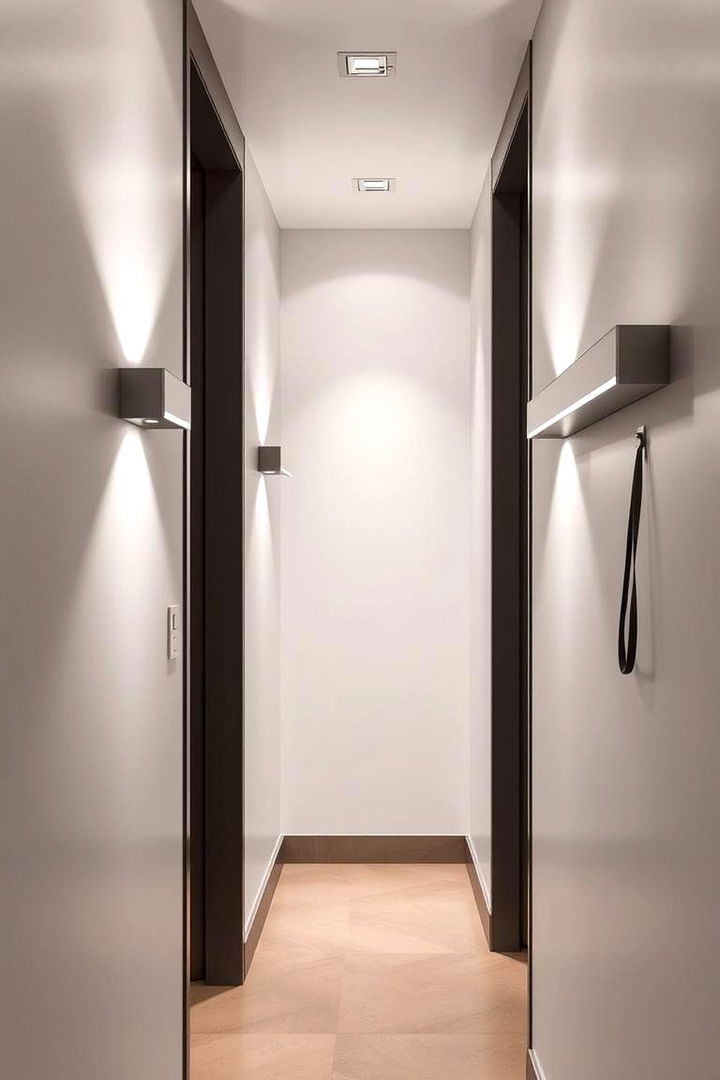Wall Mounted Fixtures for Efficient Use - 22 Narrow Hallway Ideas