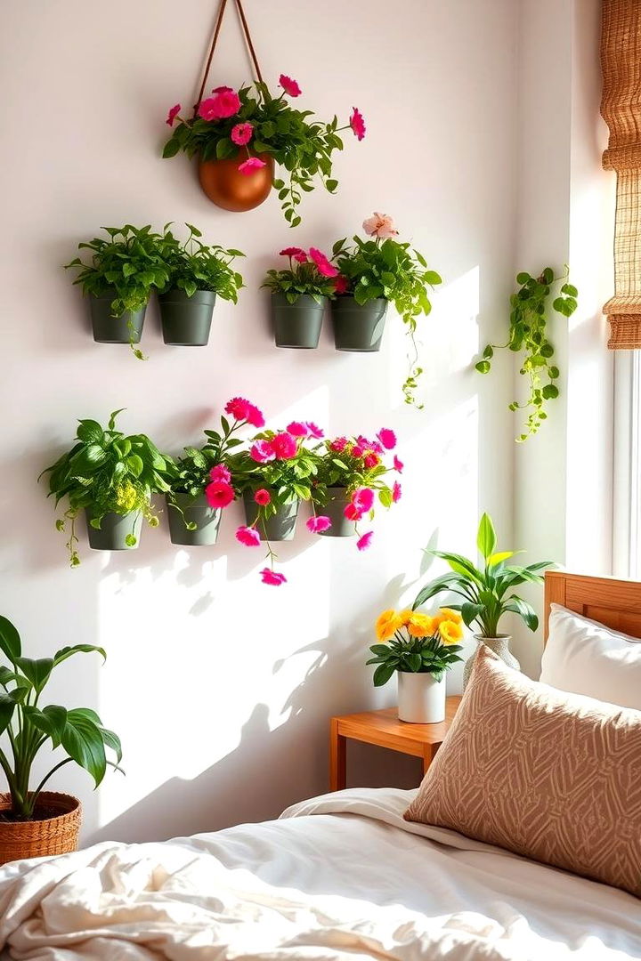 Wall Mounted Planters - 22 No Headboard Ideas