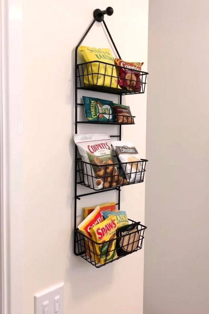 Wall Mounted Racks - 22 Snack Storage Ideas
