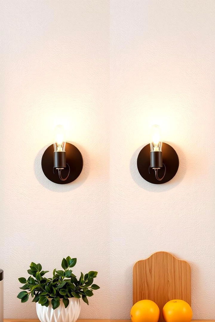 Wall Sconces for Decorative Accents - 22 Small Kitchen Lighting Ideas