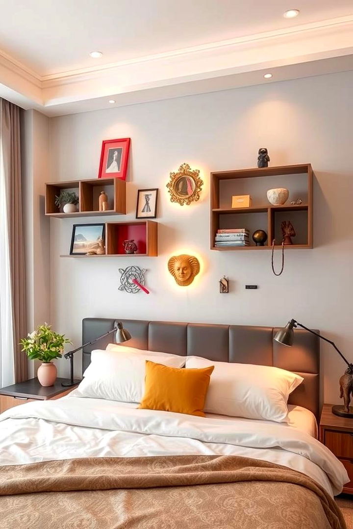 Wall mounted Decor Innovation - 22 70s Bedroom Decor Ideas