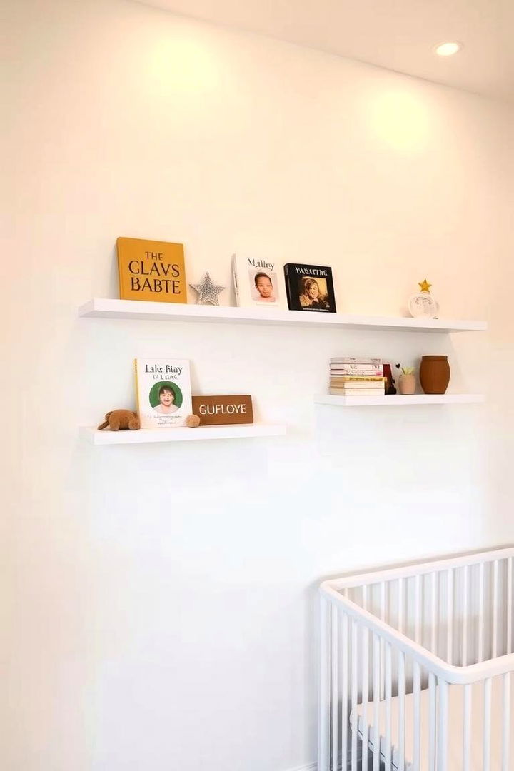 Wall mounted Shelves - 22 Nursery Storage Ideas