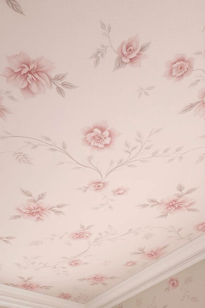Wallpapered Ceiling Wonders - 22 Accent Ceiling Ideas