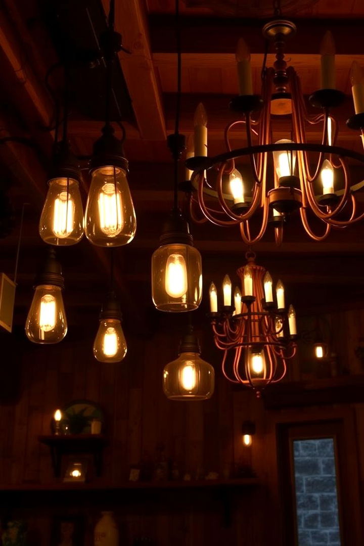 Warm Ambient Lighting - 22 Small Rustic Living Room Ideas